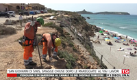 san giovanni di sinis spiagge chiuse dopo le mareggiate al via i lavori