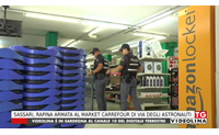 sassari rapina armata al market carrefour di via degli astronauti