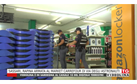 sassari rapina armata al market carrefour di via degli astronauti