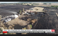 uras tra le macerie del dopo incendio abbiamo bisogno di aiuto