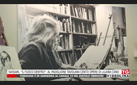 sassari il fuoco dentro al padiglione tavolara cento opere di liliana cano