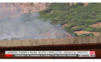 carbonia fiamme e paura scatta l appello del sindaco al prefetto