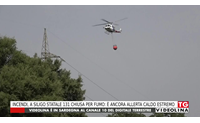 incendi a siligo statale 131 chiusa per fumo ancora allerta caldo estremo