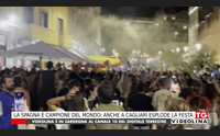 la spagna campione del mondo anche a cagliari esplode la festa