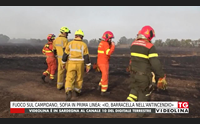 fuoco sul campidano sofia in prima linea io barracella nell antincendio
