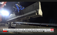 verso la riapertura della 195 addio ai new jersey e lavori di notte