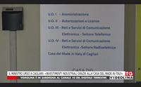 il ministro urso a cagliari investimenti industriali grazie alla casa del made in italy
