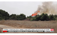 fiamme a portoscuso e sinnai evacuate case e un istituto di suore