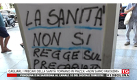 cagliari i precari della sanit tornano in piazza non siamo fantasmi