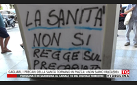 cagliari i precari della sanit tornano in piazza non siamo fantasmi