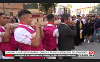 sassari gi festa grande danza il nuovo candeliere dei viandanti