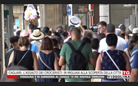 cagliari l assalto dei crocieristi in migliaia alla scoperta della citt