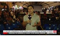 il cagliari si presenta ai tifosi a pula la notte rossobl accende la piazza