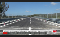 alghero aperto il viadotto sul calich in tempo per il traffico ferragostano