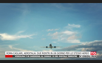 roma cagliari aeroitalia due rientri in un giorno per lo stesso aereo