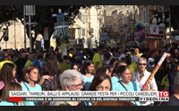 sassari tamburi balli e applausi grande festa per i piccoli candelieri