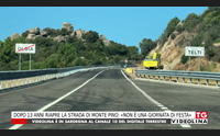 dopo 13 anni riapre la strada di monte pino non una giornata di festa