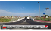 samassi riapre il ponte sul flumini mannu collegamento strategico