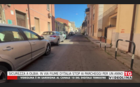 sicurezza a olbia in via fiume d italia stop ai parcheggi per un anno