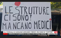 all ospedale di sorgono arrivano i medici ma sono di cartone