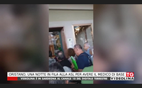 oristano una notte in fila alla asl per avere il medico di base