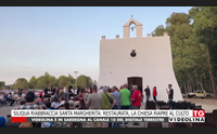 siliqua riabbraccia santa margherita restaurata la chiesa riapre al culto