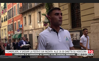 i candelieri a sassari la festa gi iniziata alle 19 30 diretta su videolina