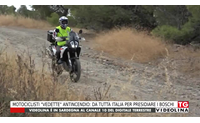 motociclisti vedette antincendio da tutta italia per presidiare i boschi