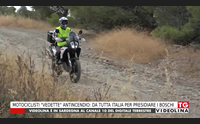motociclisti vedette antincendio da tutta italia per presidiare i boschi