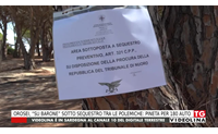 orosei su barone sotto sequestro tra le polemiche pineta per 180 auto