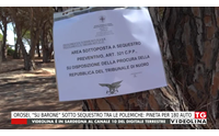 orosei su barone sotto sequestro tra le polemiche pineta per 180 auto