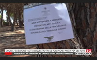 orosei su barone sotto sequestro tra le polemiche pineta per 180 auto