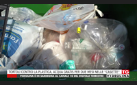 tortol contro la plastica acqua gratis per due mesi nelle casette