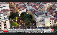 sassari candelieri festa di un intera citt applausi per il sindaco mascia