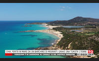 chia ferita in mare da un barchino di migranti grave una turista 17enne