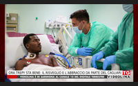 ora trepy sta bene il risveglio e l abbraccio da parte del cagliari