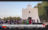 siliqua riabbraccia santa margherita restaurata la chiesa riapre al culto
