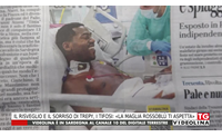 il risveglio e il sorriso di trepy i tifosi la maglia rossobl ti aspetta