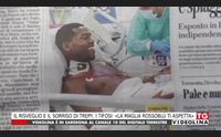 il risveglio e il sorriso di trepy i tifosi la maglia rossobl ti aspetta