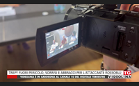 trepy fuori pericolo sorrisi e abbracci per l attaccante rossobl