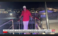 van damme pittore le sue opere esposte su un mega yacht a porto rotondo