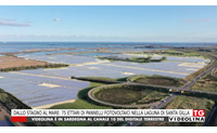 dallo stagno al mare 75 ettari di pannelli fotovoltaici nella laguna di santa gilla