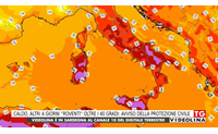 caldo altri 4 giorni roventi oltre i 40 gradi avviso della protezione civile