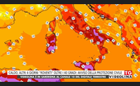 caldo altri 4 giorni roventi oltre i 40 gradi avviso della protezione civile
