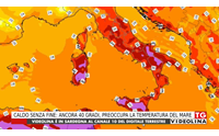 caldo senza fine ancora 40 gradi preoccupa la temperatura del mare