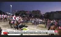 torre grande a oristano la sartigliedda torna sotto le stelle