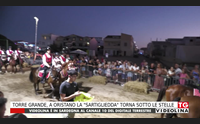 torre grande a oristano la sartigliedda torna sotto le stelle