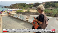 a santa teresa gallura sei spiagge accessibili per persone non vedenti