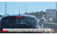 traffico intenso a olbia ancora chiuse le rampe della sopraelevata