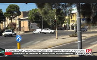 cagliari piazza d armi cambia volto via i semafori arriva la rotatoria